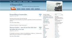 Desktop Screenshot of olieguiden.dk
